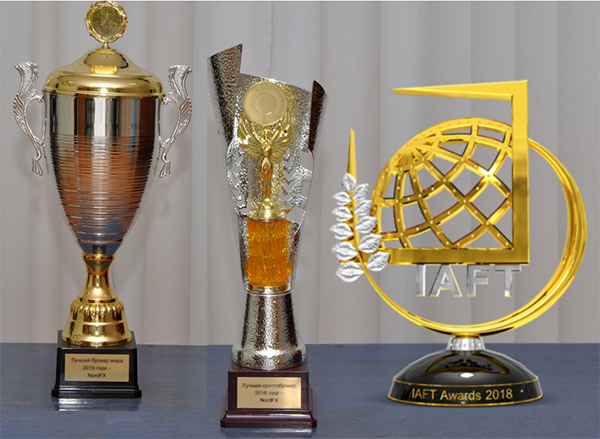 En reconocimiento a un exitoso 2018, NordFX recibe otros tres premios prestigiosos1