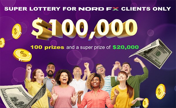 Super Lotería: NordFX regala 100,000 USD a sus clientes1