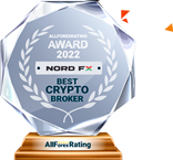 2022 Premios AllForexRating<br>Mejor broker de criptomonedas