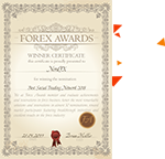2018 Calificación de Premios Forex Mejor red de comercio social